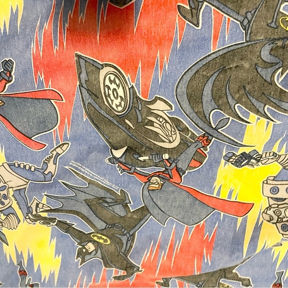 1996 DC Comics Batman and Robin Mr Freeze Twin Flat Sheet Bibb Company - Picture 11 of 16